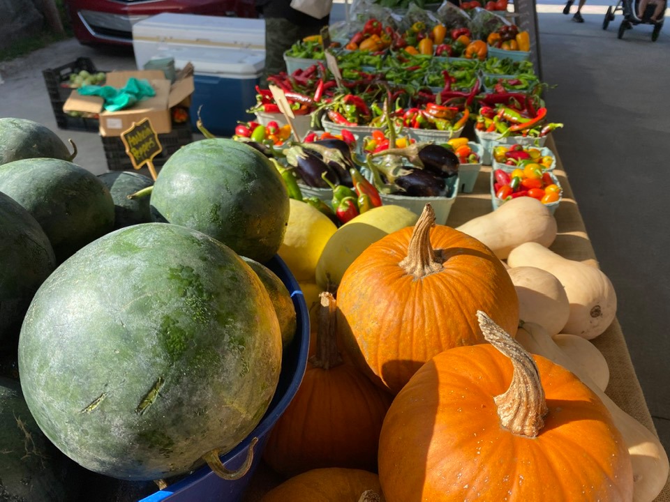 Farmers Market runs until Oct 30th, with special holiday markets on Nov. 20th and Dec. 4th