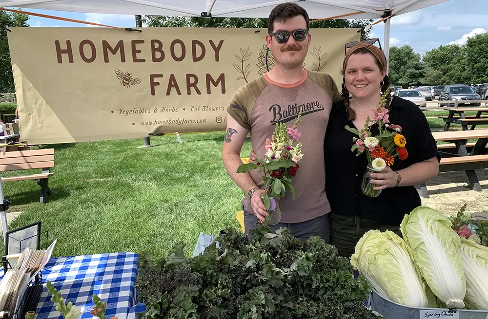 homebody farm at farmers market