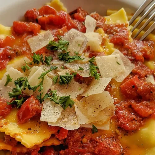 ravioli on a dish