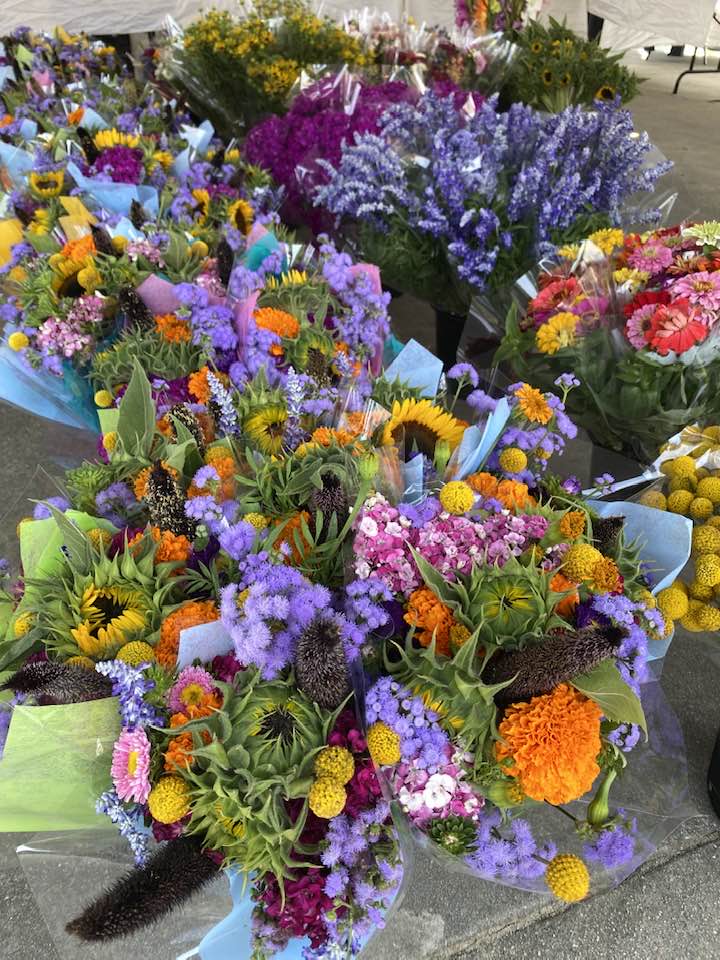 Flowers at the market