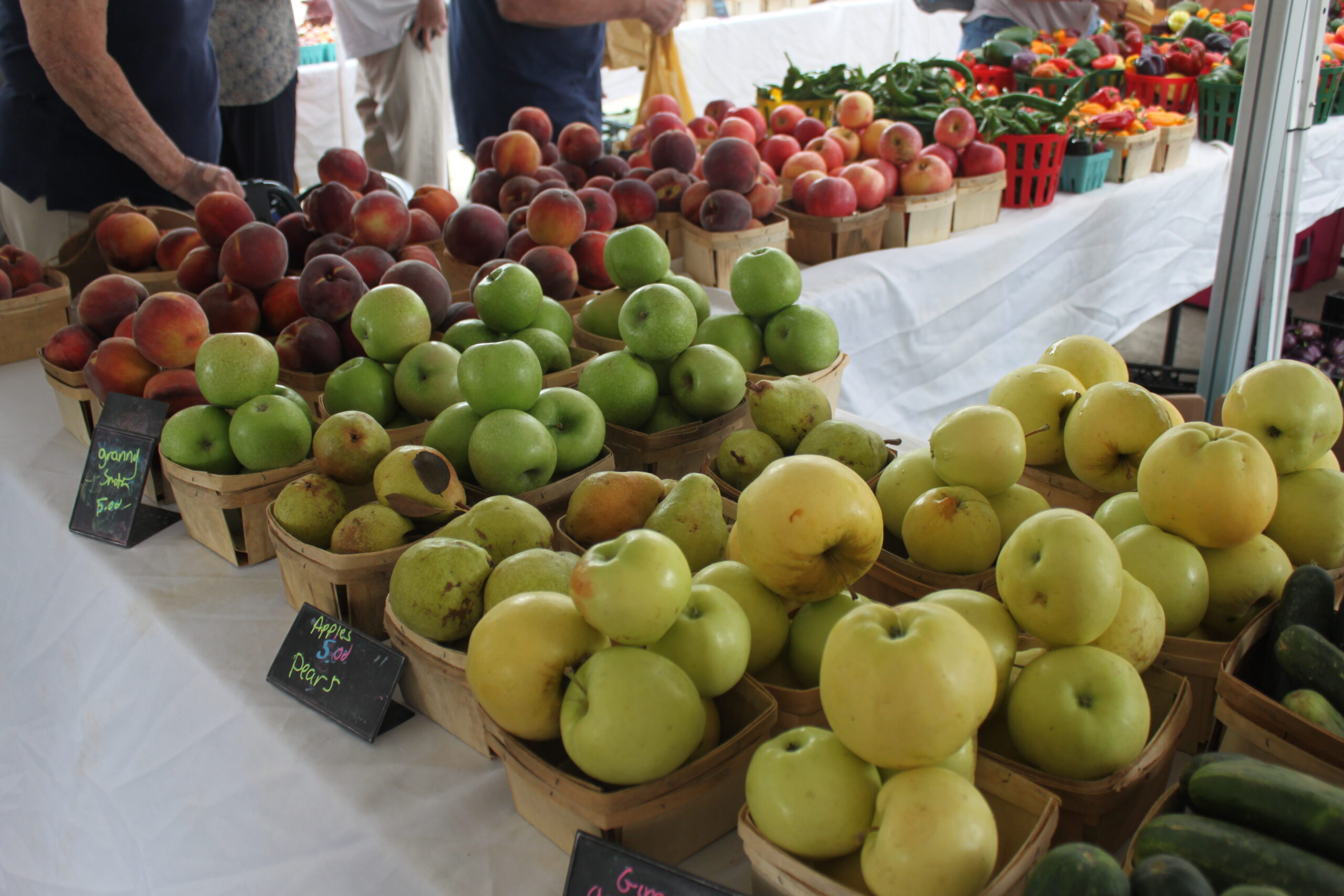 Apples at the market