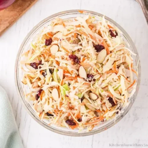 bowl of apple slaw