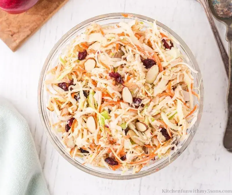 bowl of apple slaw