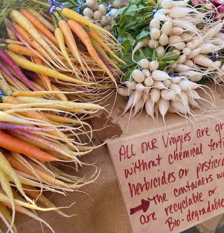 Produce at the market