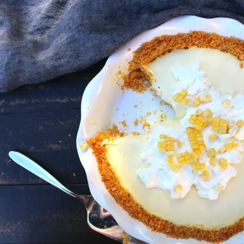 creamy sweet corn cream pie