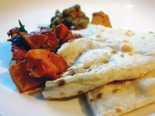 Paneer and Tikka Masala Wraps