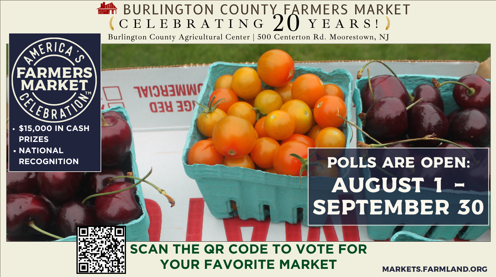 ARE WE YOUR FAVORITE FARMERS MARKET?