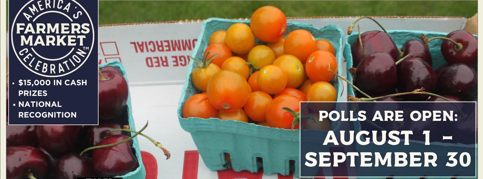 ARE WE YOUR FAVORITE FARMERS MARKET?