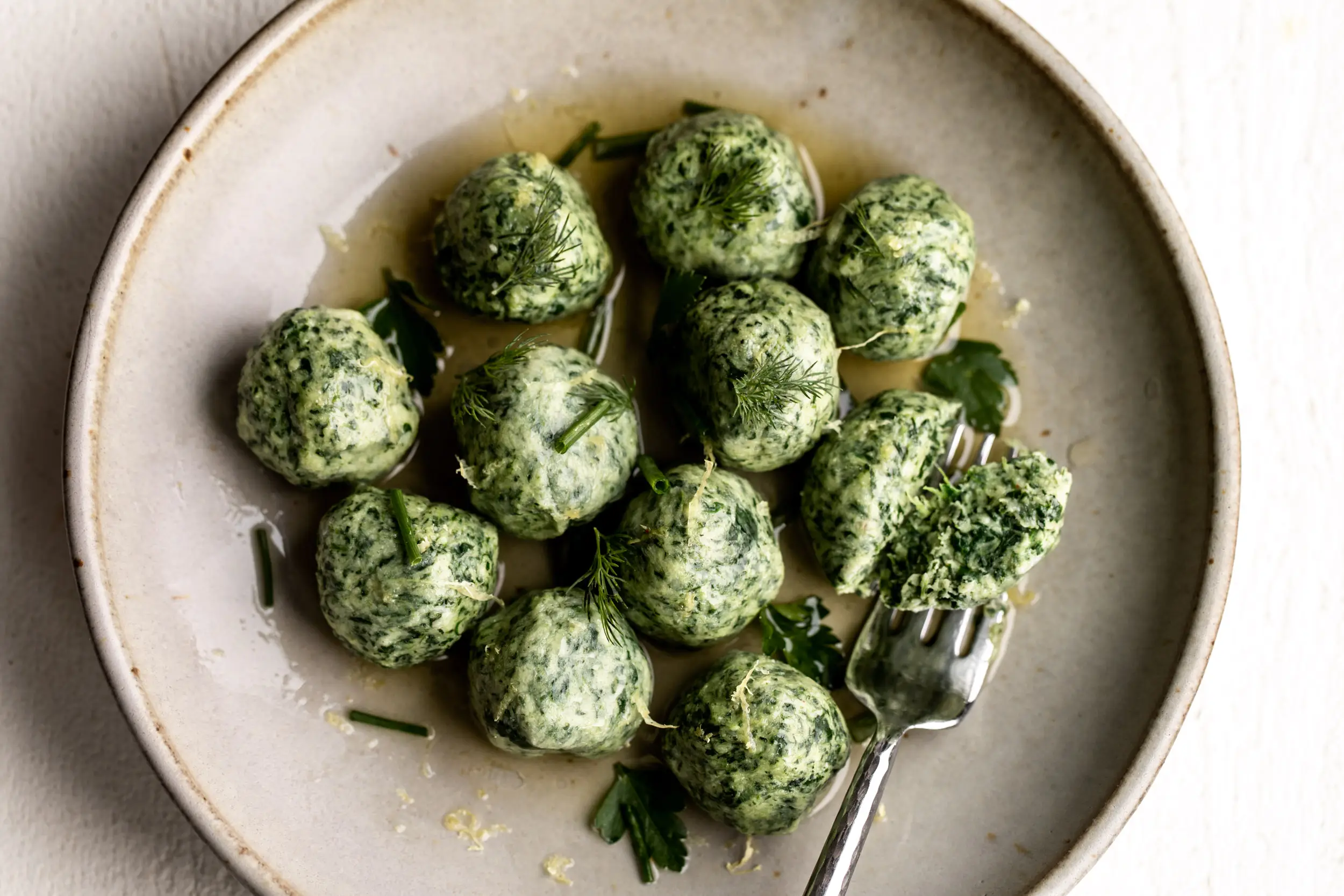 Tuscan Gnudi dumplings