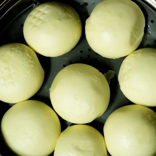 uncooked burger buns
