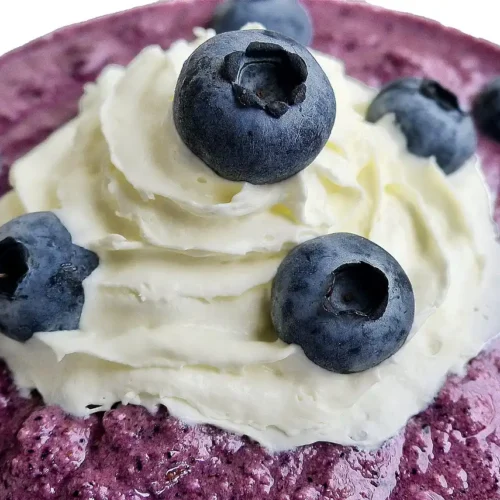 blueberry ricotta mousse