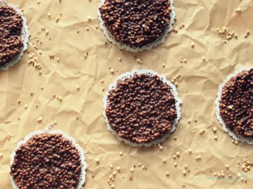 Crispy Popped Quinoa Truffles
