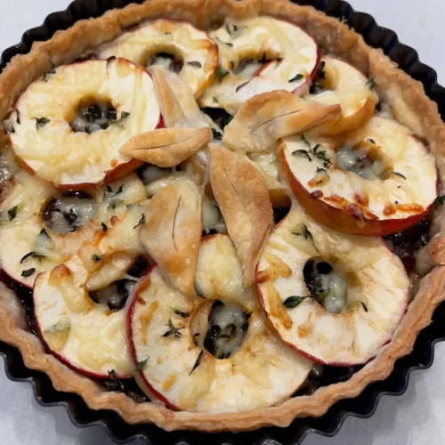apple onion tart