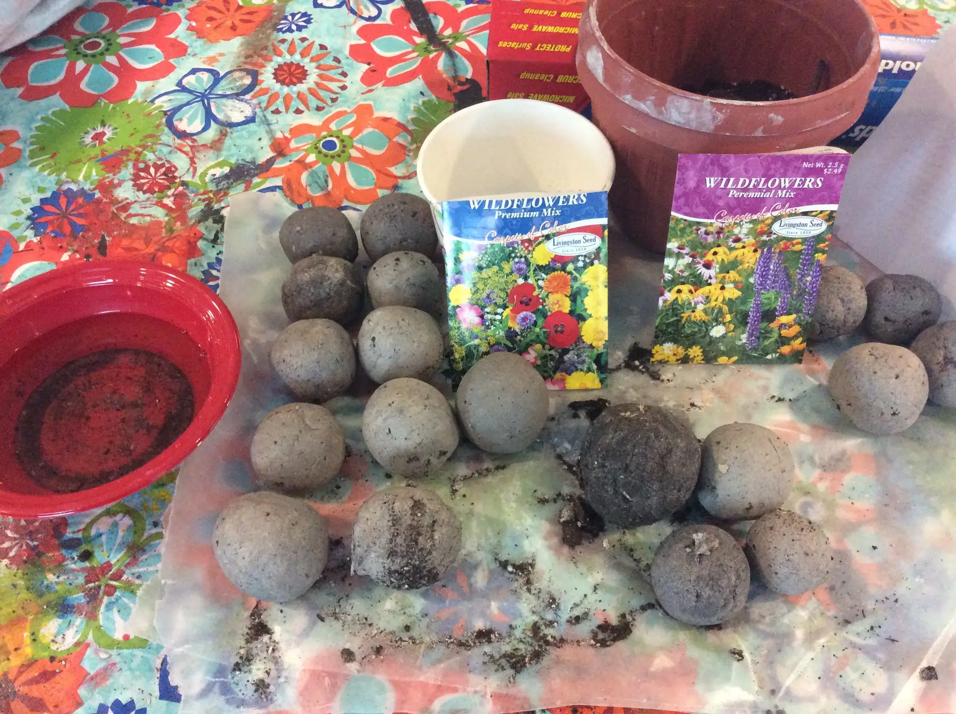 making seed bombs
