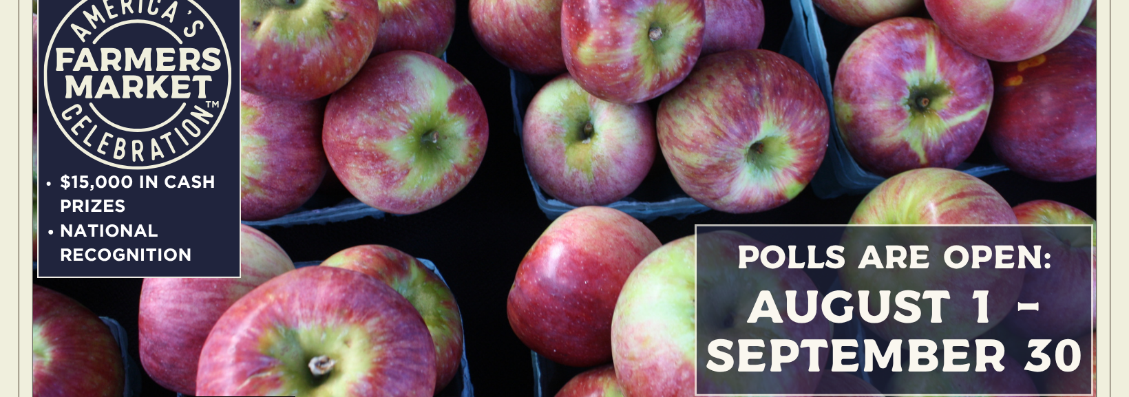 ARE WE YOUR FAVORITE FARMERS MARKET?