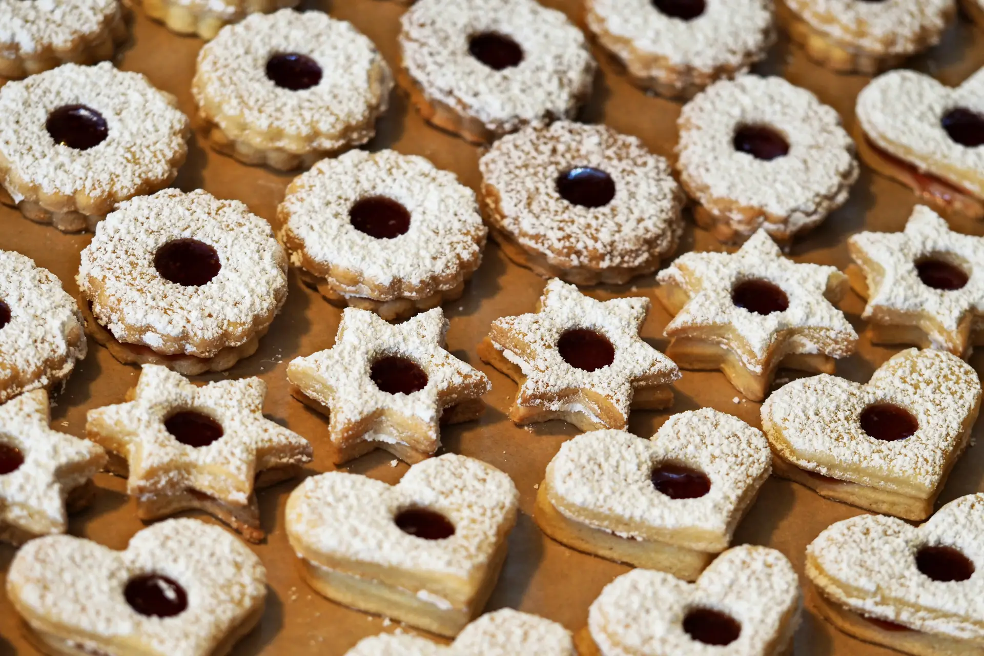 linzer cookies web